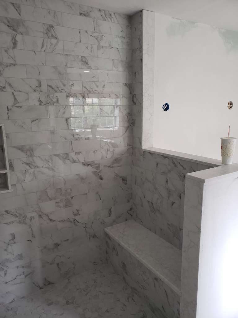 Bathroom tile project 2