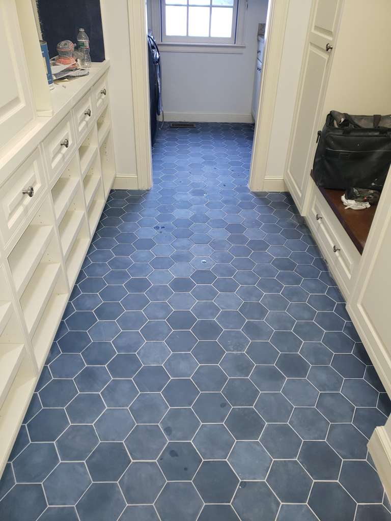 Bathroom floor